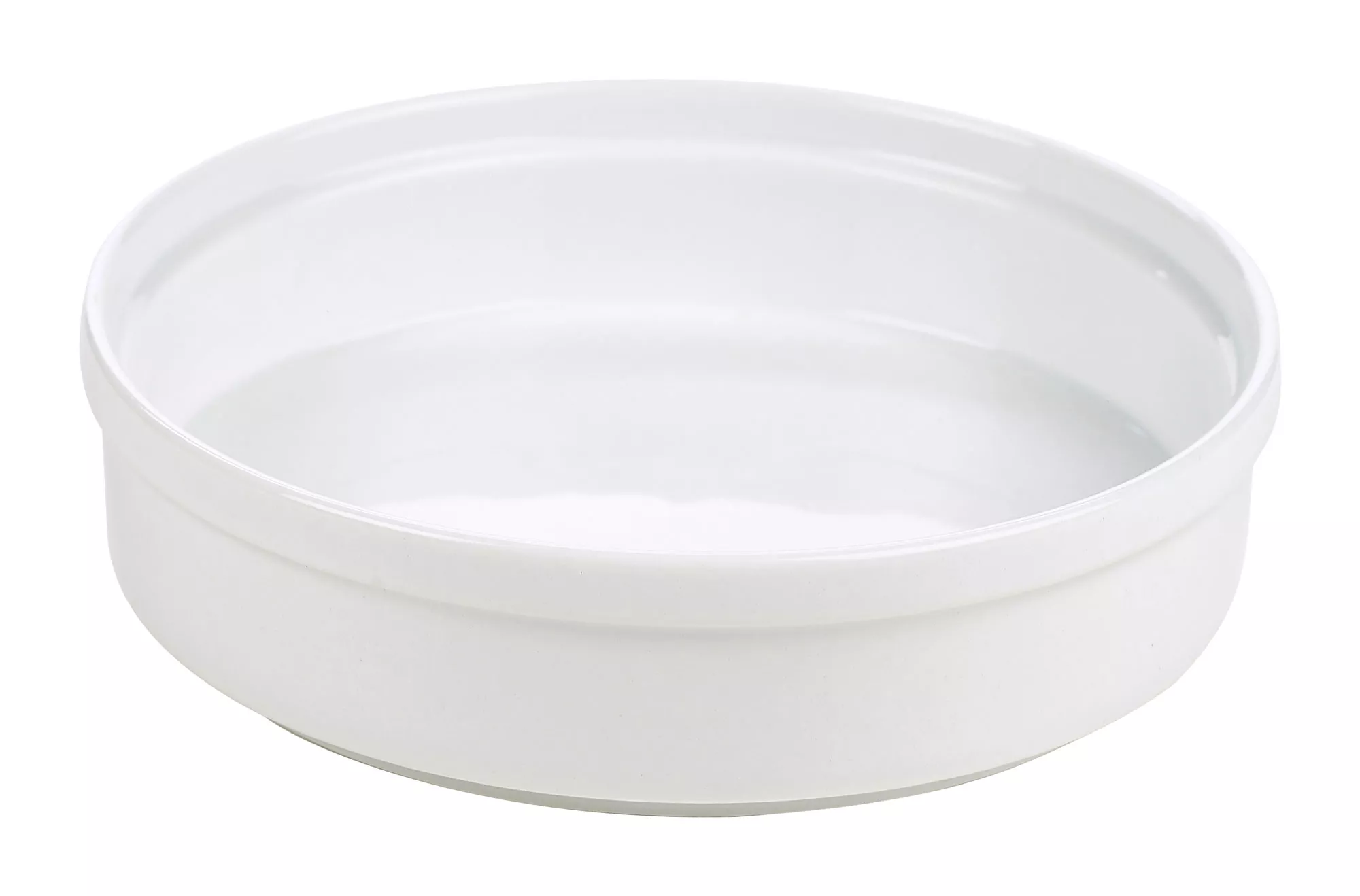 Porcelain round dish, white - 140ml (6 pcs.) Porcelain round dish, white - 140ml (6 pcs.)