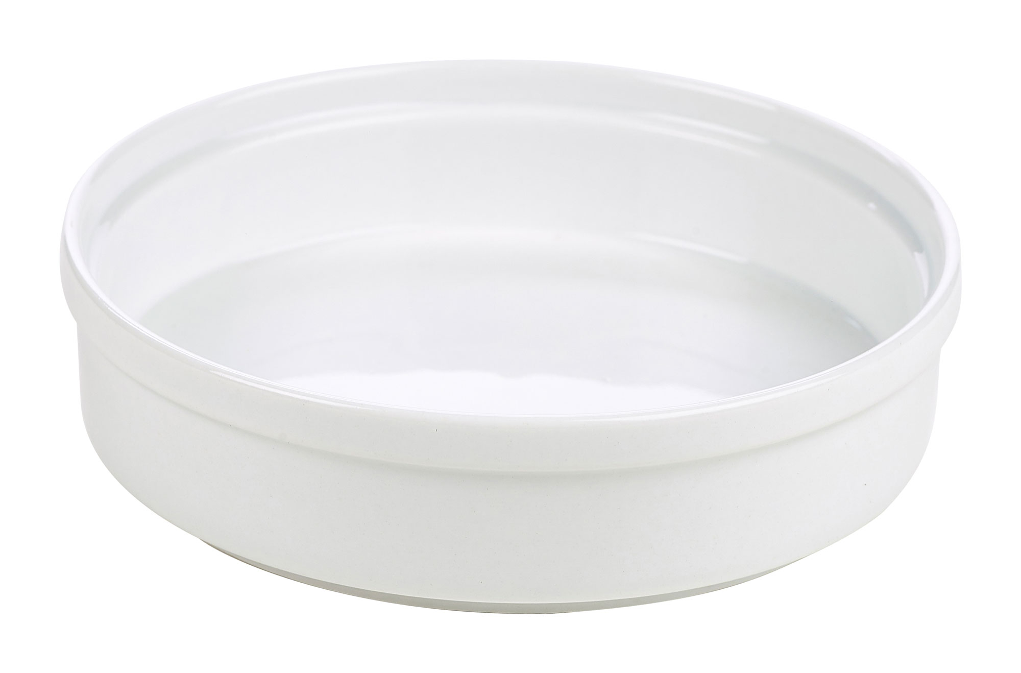 Porcelain round dish, white - 140ml (6 pcs.)