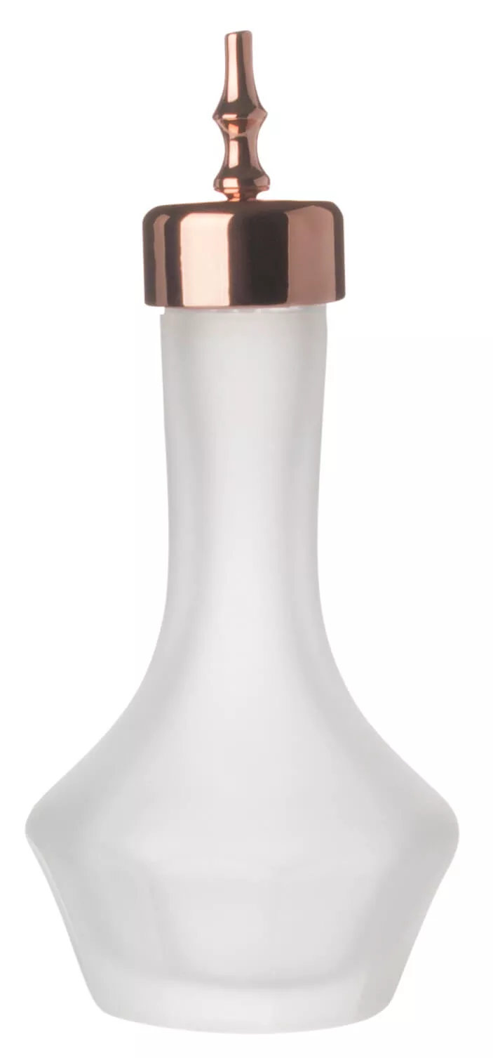 Bitters bottle frosted, Prime Bar, copper-colored lid - 30ml