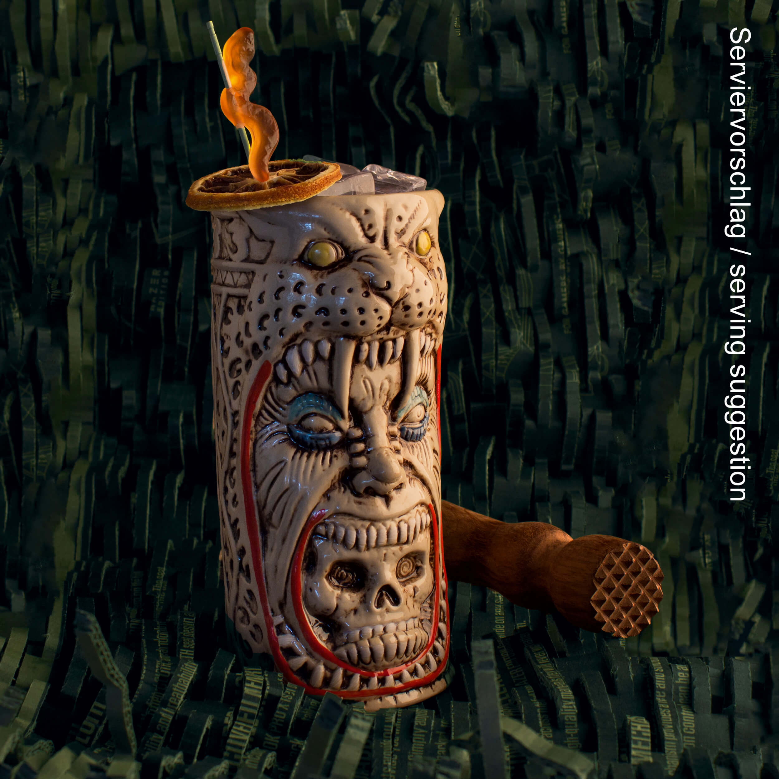 Tiki mug Panther - 850ml