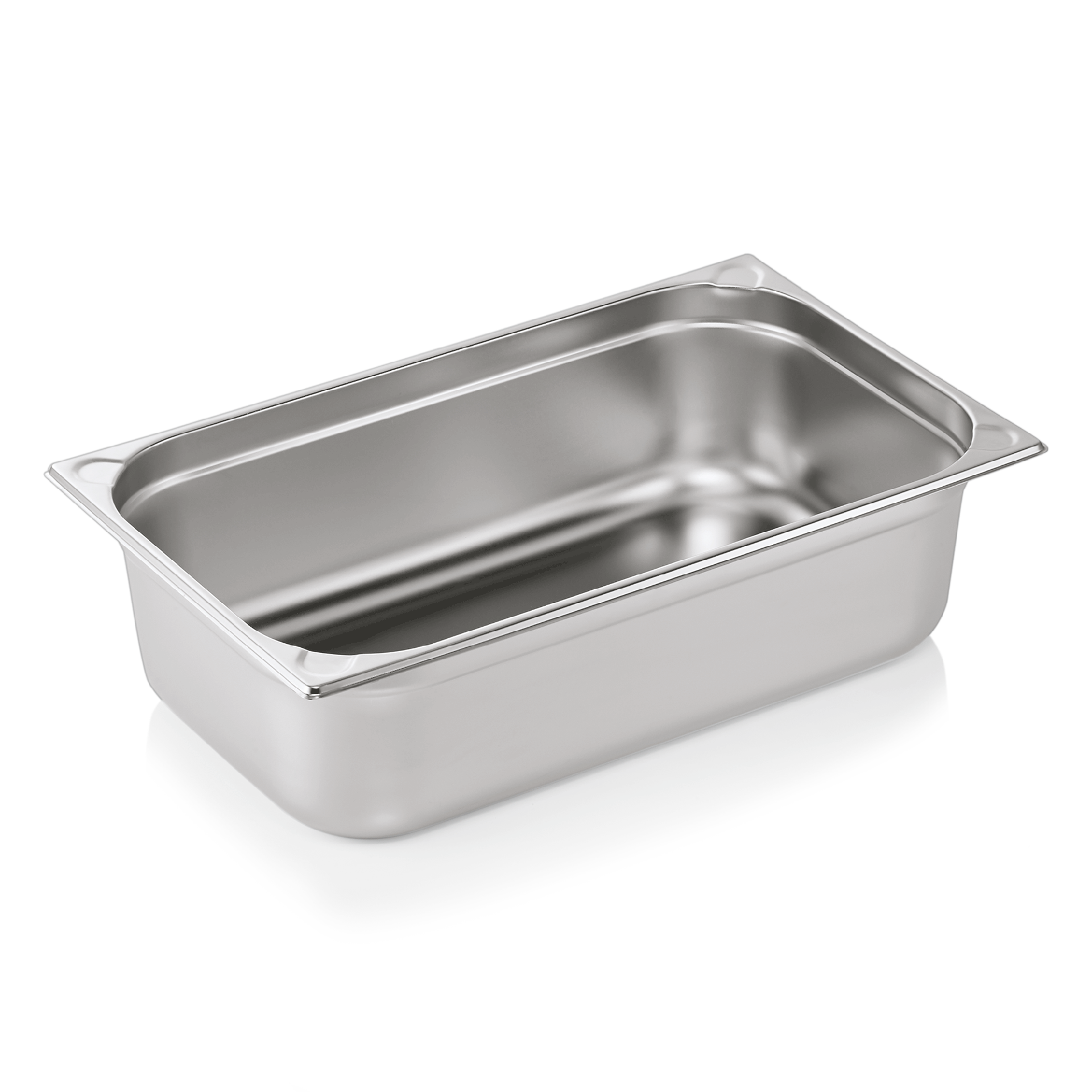 GN 1/1 container, U-shaped corners, CNS - H 15cm (GN CORE series)