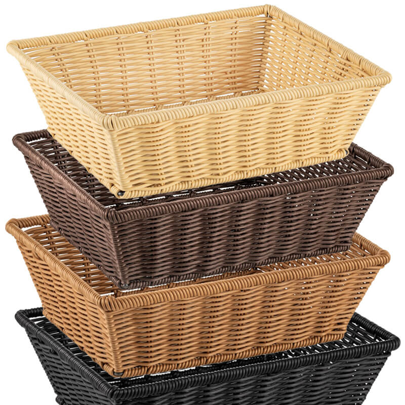 Polypropylene basket, 32,5x26,5x10cm (GN 1/2) - various colors Polypropylene basket, 32,5x26,5x10cm (GN 1/2) - various colors