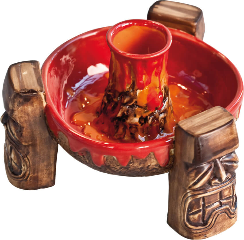 Tiki mug - volcano red (600ml)