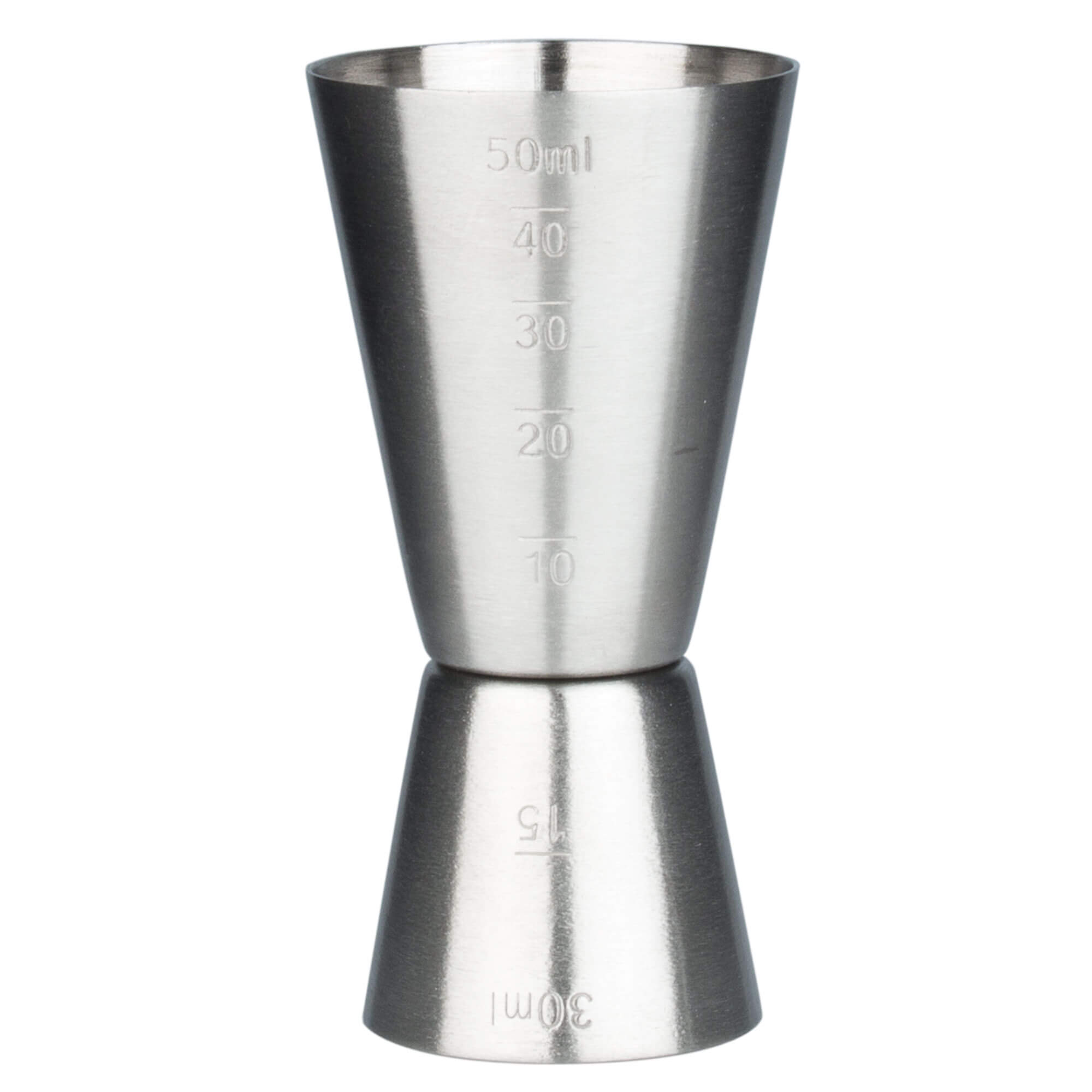 Double jigger with scale, Leopold - stainless steel (3/5cl)