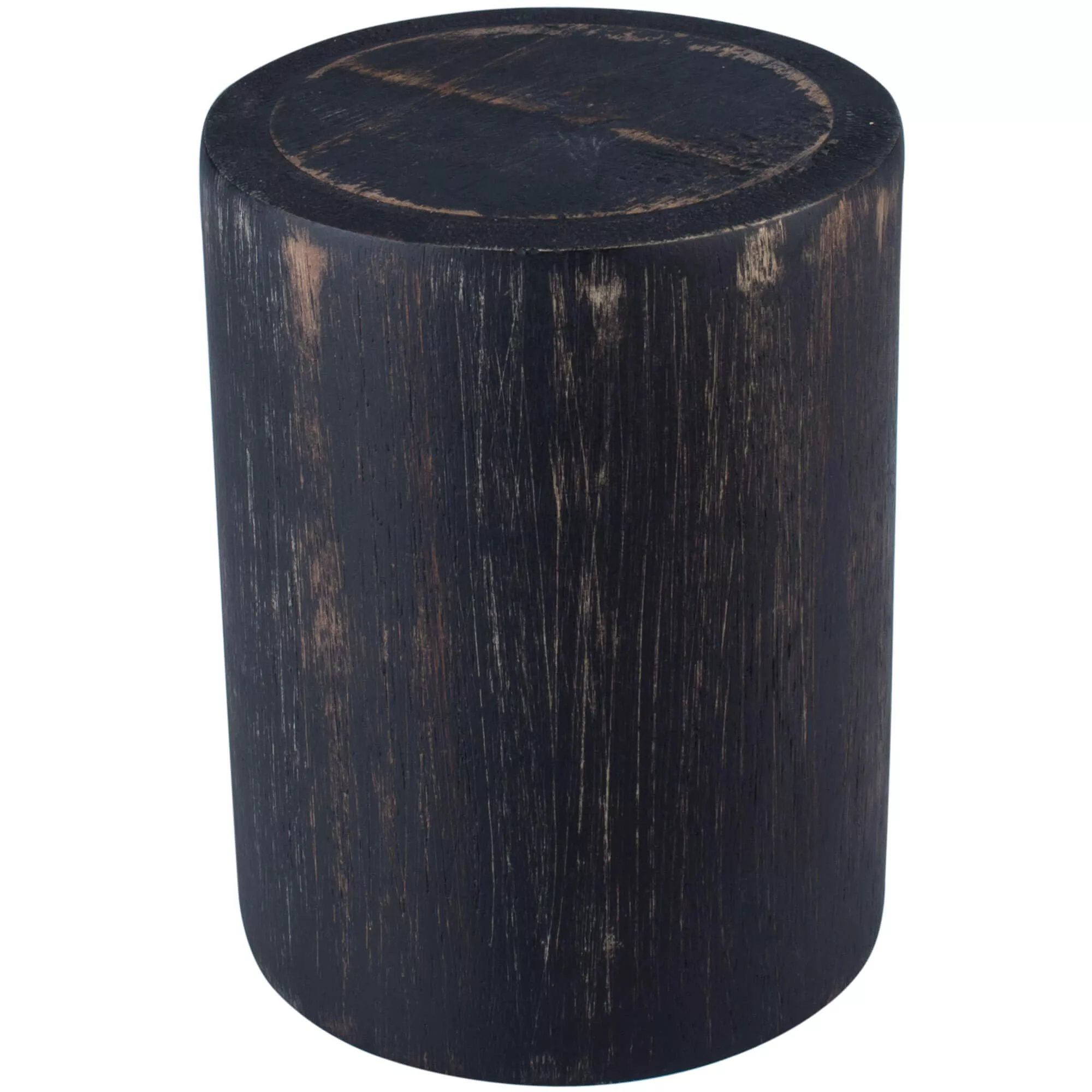 Cutlery holder acacia wood black/washed - 10x13,2cm Cutlery holder acacia wood black/washed - 10x13,2cm