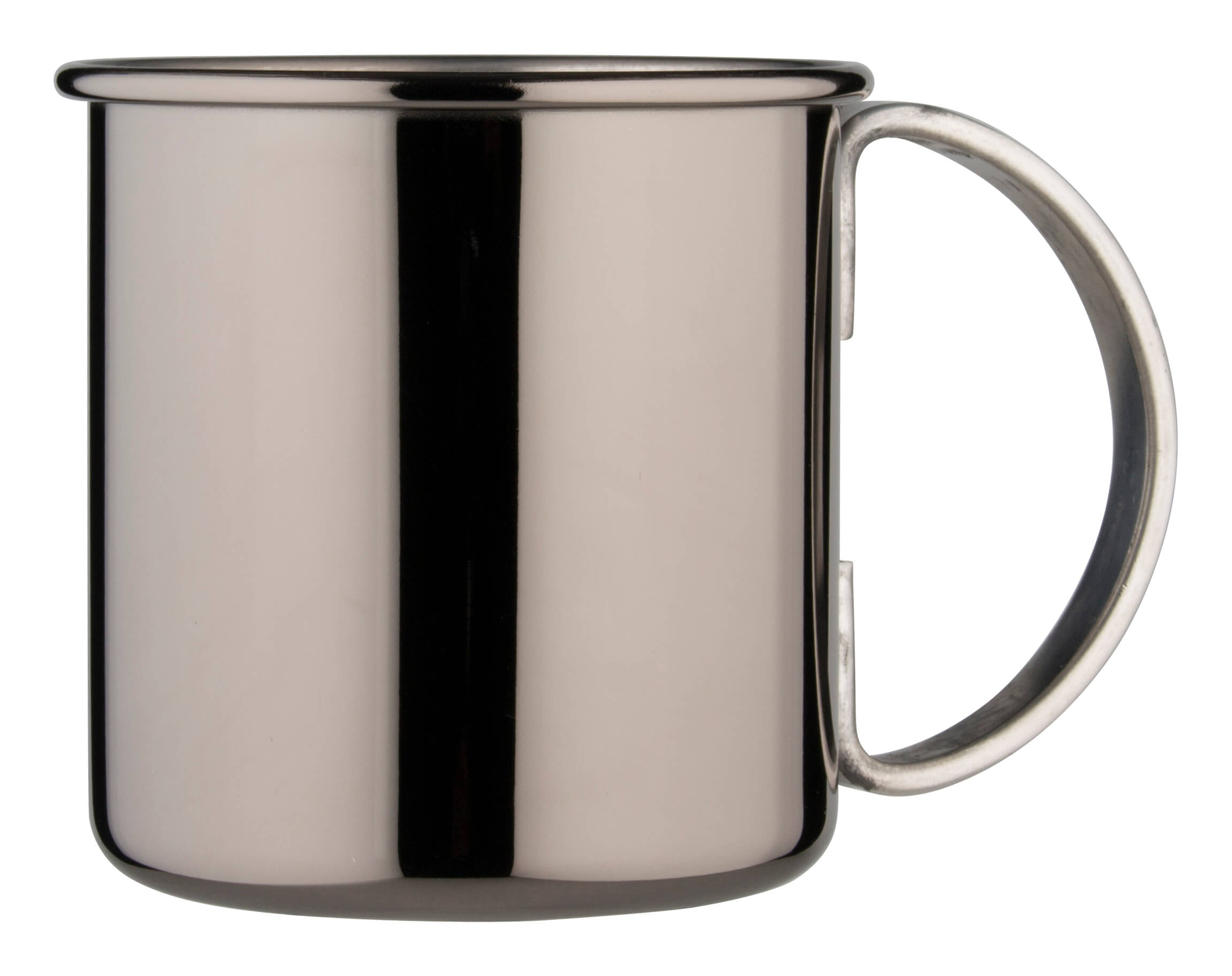 Moscow Mule mug, stainless steel, gunmetal black - 500ml