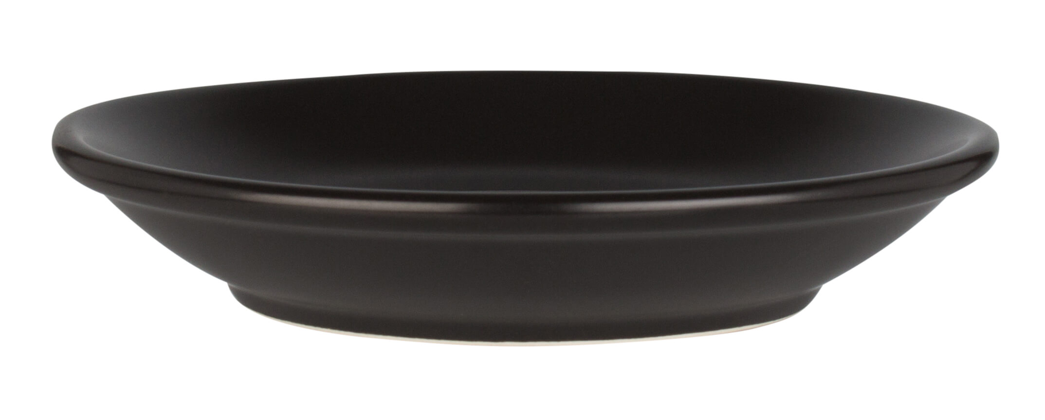 Coffee cup & saucer Barista, porcelain black - 160ml (12 sets)