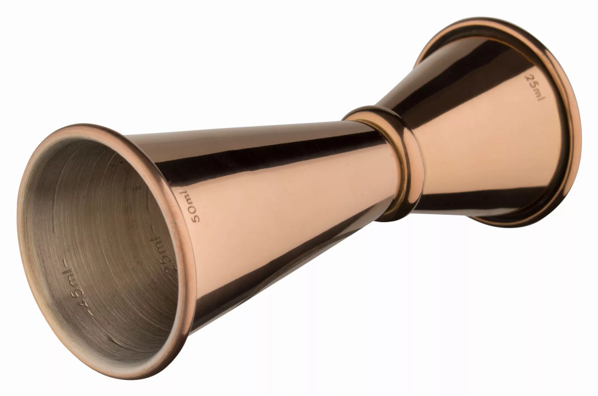 Jigger copper coloured - stainless steel (2,5/5cl) Jigger copper coloured - stainless steel (2,5/5cl)