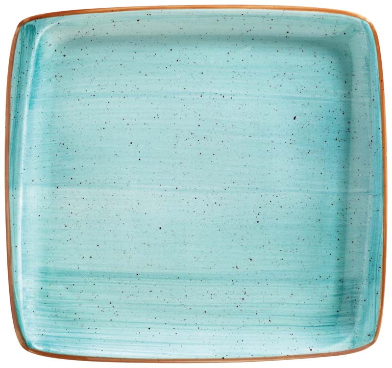 Bonna Aura Aqua Moove plate 32x30cm turquoise - 6 pcs.