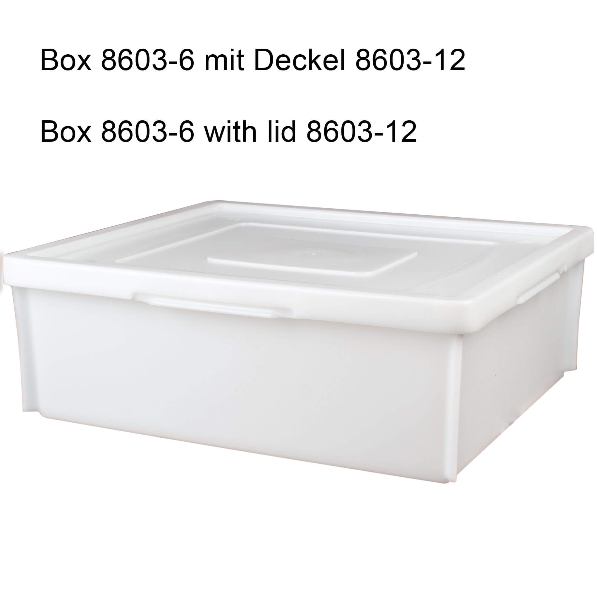 Stacking and transport container Classic white - 515x445x165mm (30l)