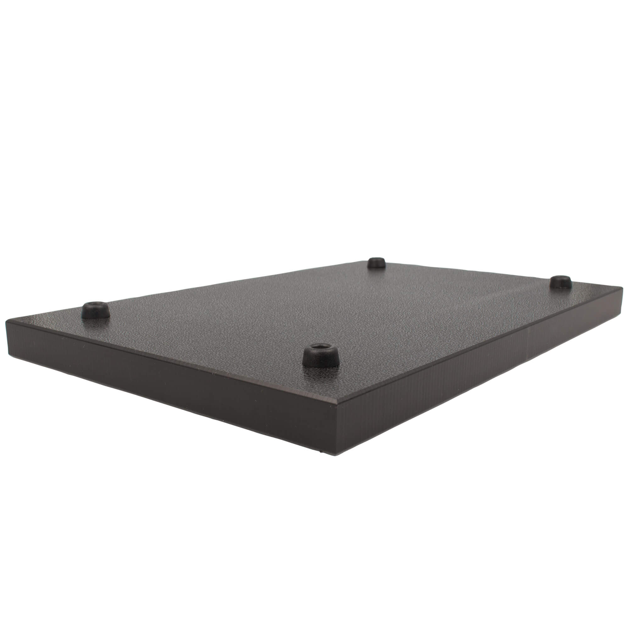 Cutting board with juice groove, HDPE black - 29,5x19,5cm