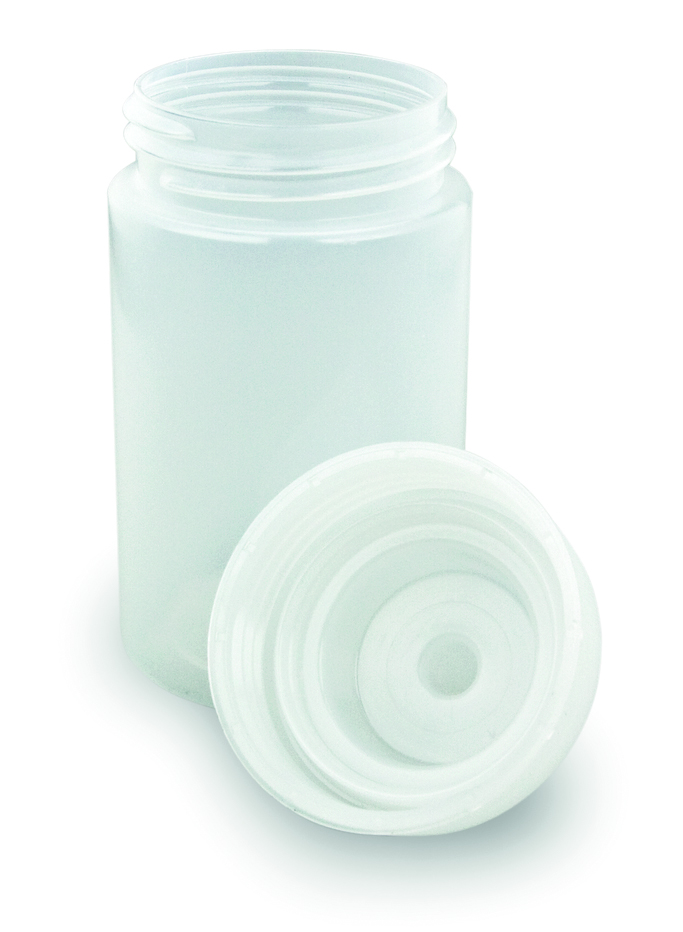 Squeeze bottle transparent, wide mouth (230ml)