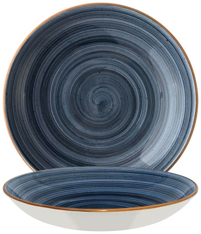 Bonna Aura Dusk Bloom Deep plate 28cm blue - 6 pcs. Bonna Aura Dusk Bloom Deep plate 28cm blue - 6 pcs.