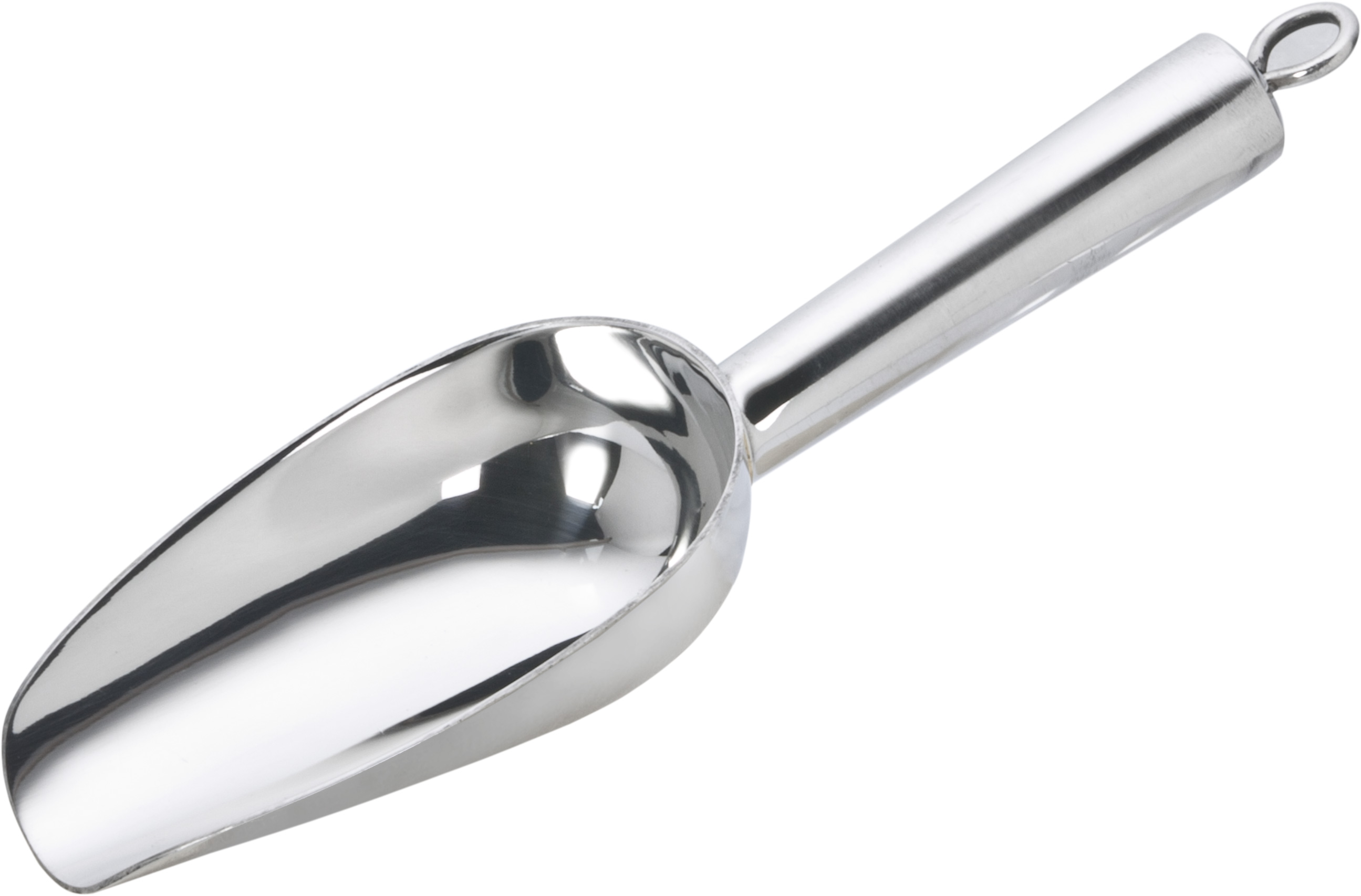 Ice scoop - stainless steel, seamless