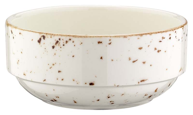 Bonna Grain Banquet Stackable bowl 14cm cream - 12 pcs.