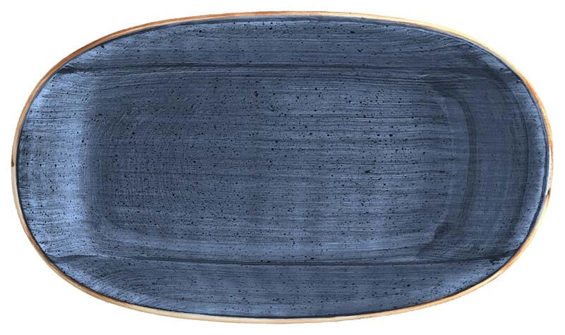 Bonna Aura Dusk Gourmet Oval plate 19x11cm blue - 12 pcs. Bonna Aura Dusk Gourmet Oval plate 19x11cm blue - 12 pcs.
