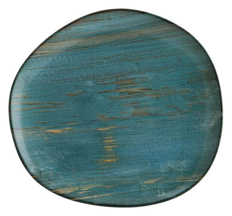 Bonna Madera Mint Vago Plate 29cm blue - 6 pcs.