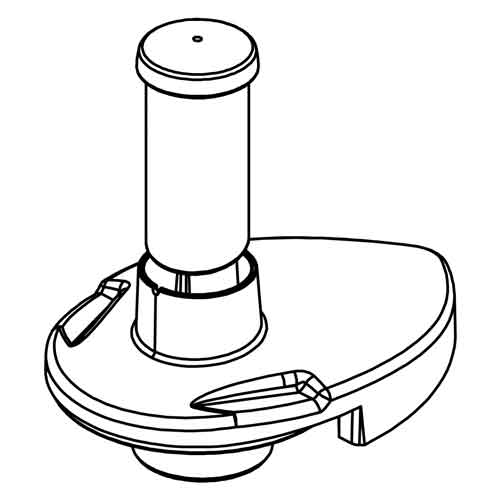 50100 - Santos #50 - Cover and pusher assembly