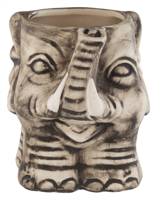 Tiki mug "elephant", matt finish - 350ml
