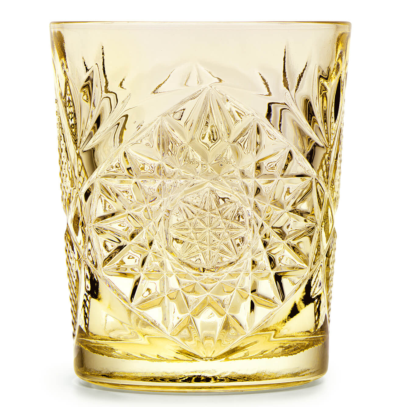 D.O.F. Tumbler Hobstar yellow, Libbey - 355ml (1 pc.)