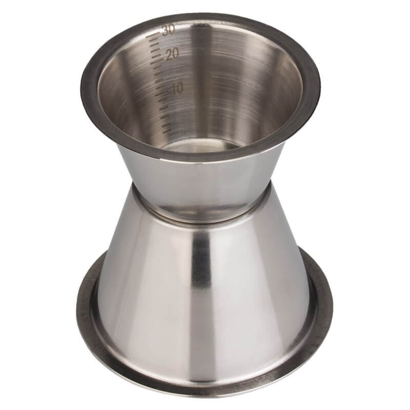 Double jigger 30/50ml, scaling - stainless steel Double jigger 30/50ml, scaling - stainless steel