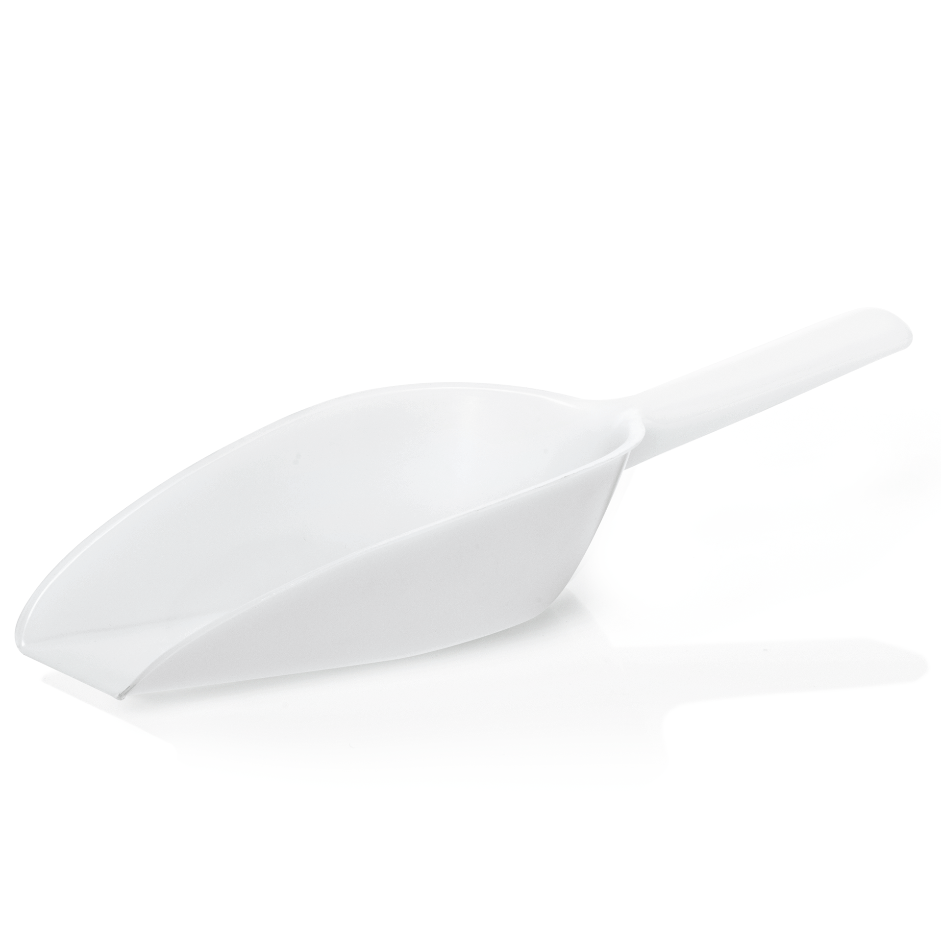 Multi-purpose scoop / ice scoop, white polyethylene - 250 ml