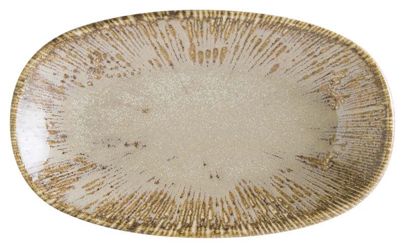 Bonna Snell Sand Gourmet Oval plate 15x8,5cm beige - 12 pcs. Bonna Snell Sand Gourmet Oval plate 15x8,5cm beige - 12 pcs.