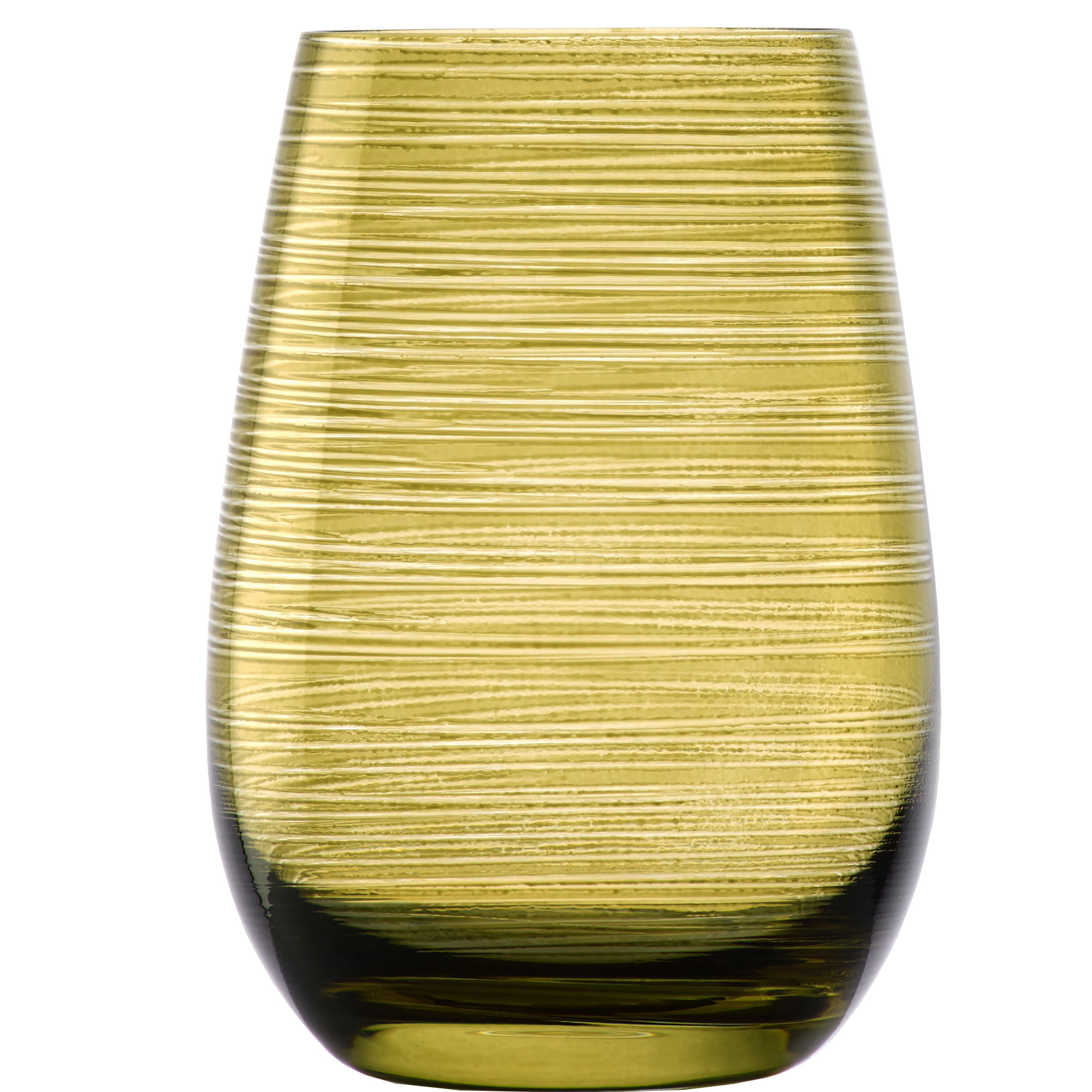 Tumbler Twister olive, Stölzle - 465ml (1 pc.)