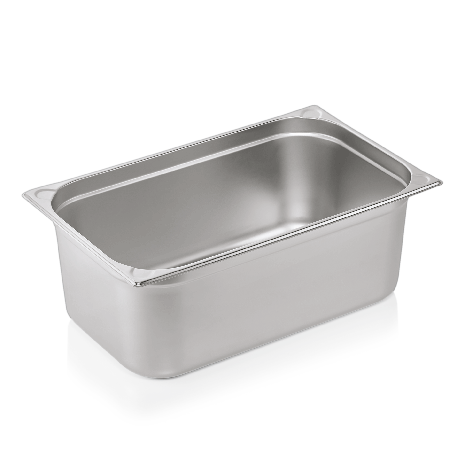 GN 1/1 container, U-shaped corners, CNS - H 20cm (GN CORE series)