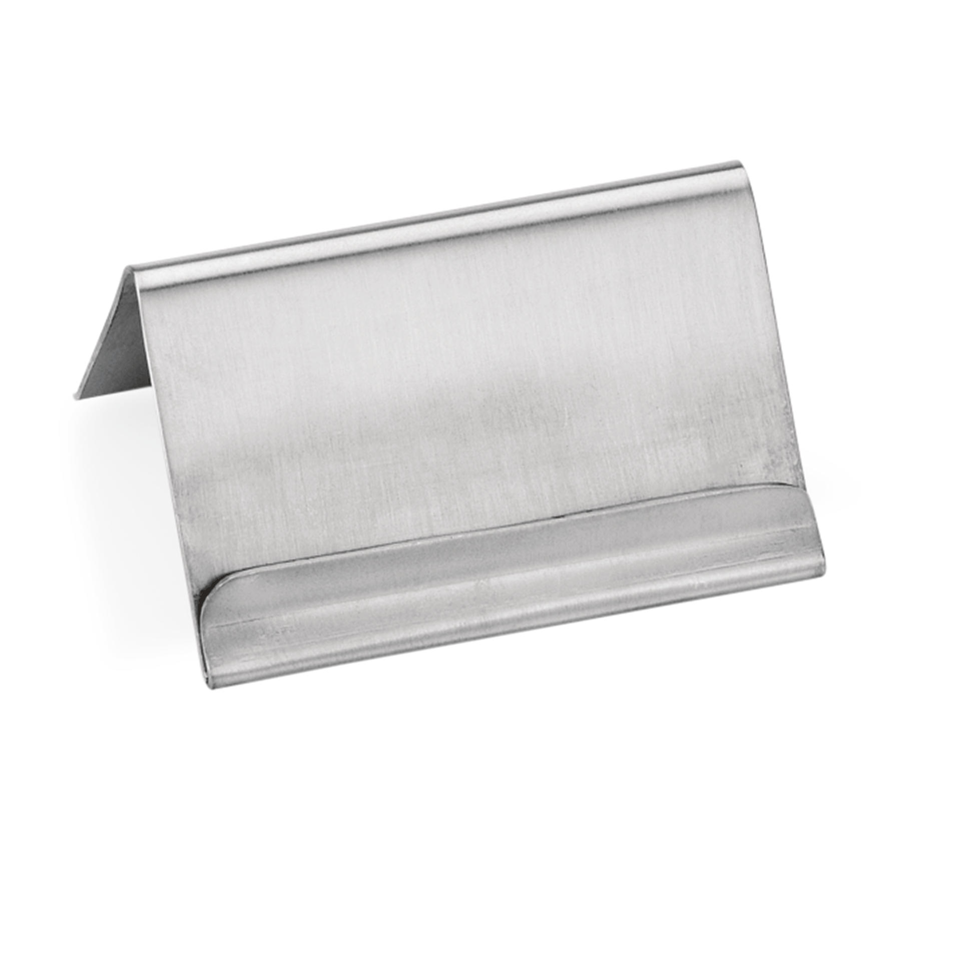 Card holder, stainless steel - 6x4,5x3,5cm Card holder, stainless steel - 6x4,5x3,5cm