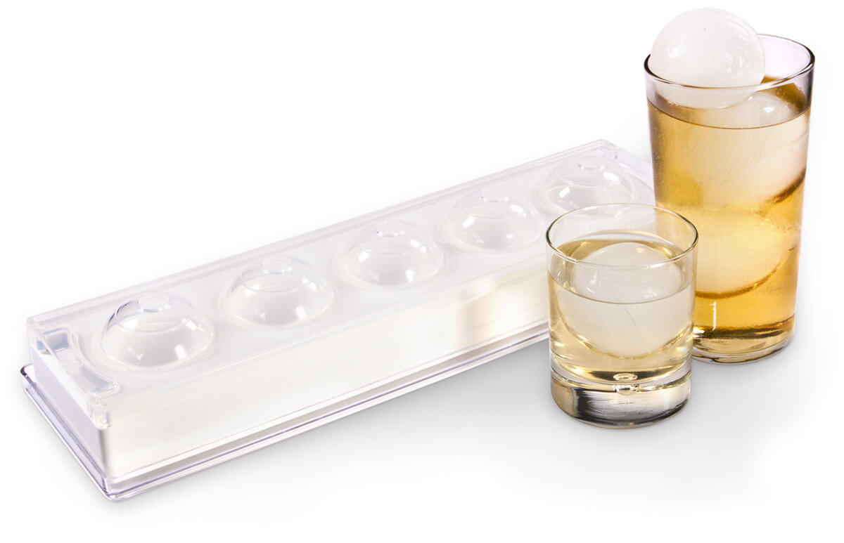 Ice tray, 5 balls - silicone (5,8cm)