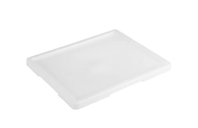 Lid for stacking and transport container Classic white - 525x455x30mm