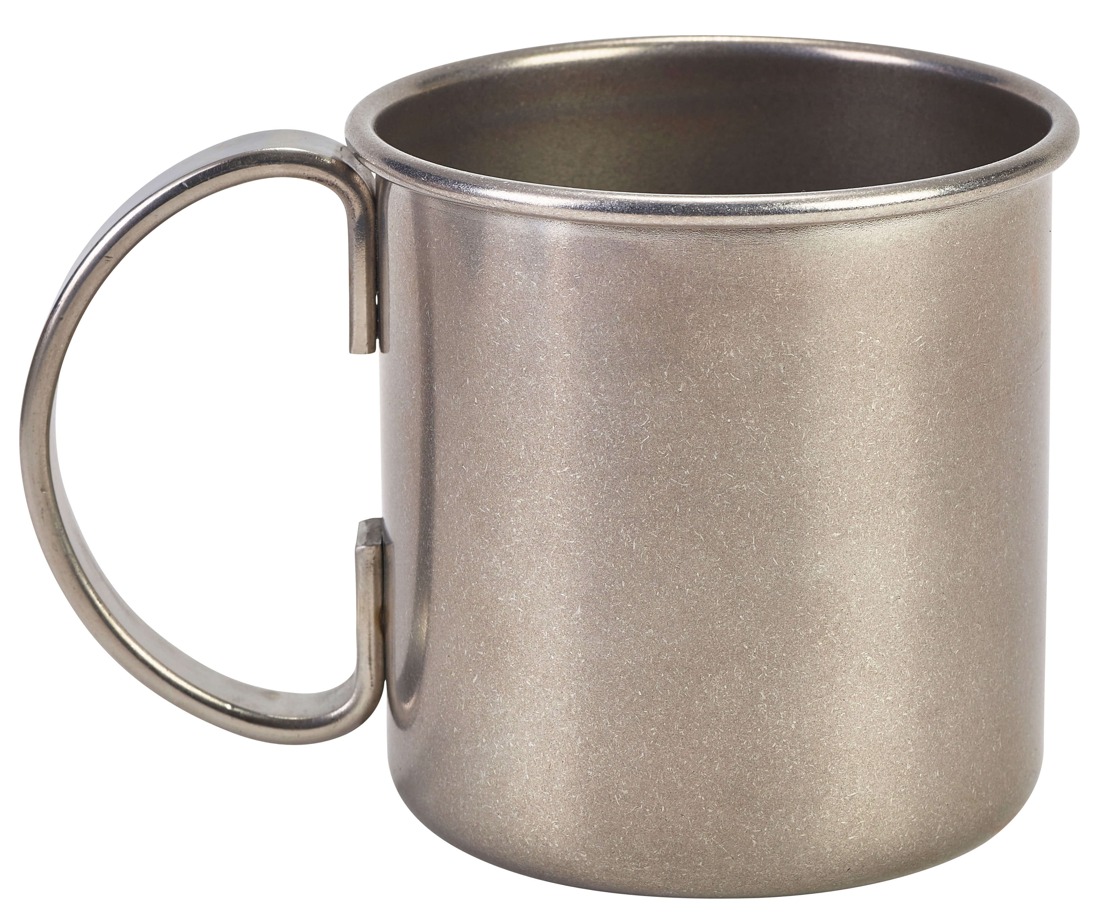 Moscow Mule mug straight, vintage stainless steel - 500ml