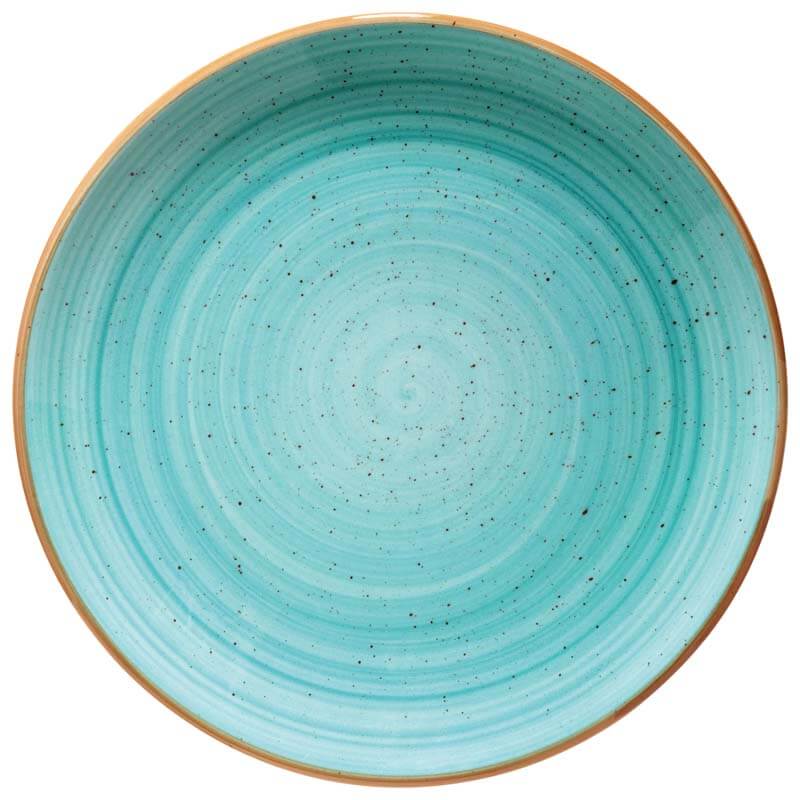 Bonna Aura Aqua Gourmet Plate 25cm turquoise - 12 pcs.