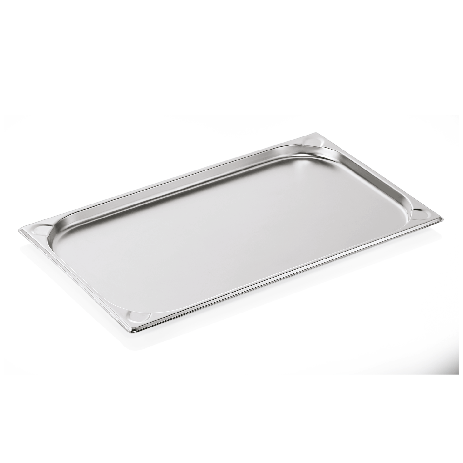 GN 1/1 container, U-shaped corners, CNS - H 2cm (GN CORE series)