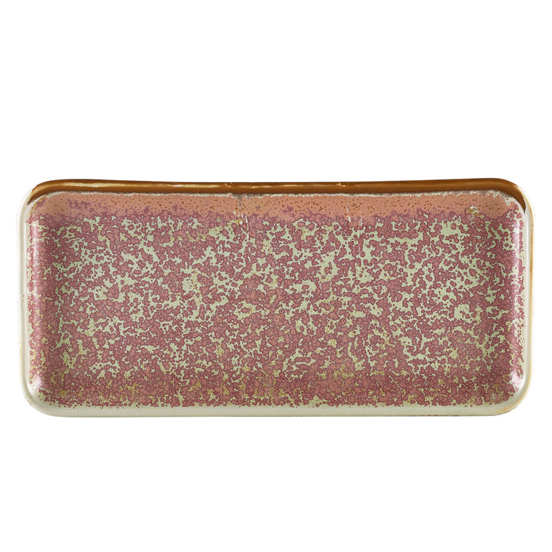 Narrow rectangular platter Terra Rose – 27 × 12,5 cm (6 pcs.)