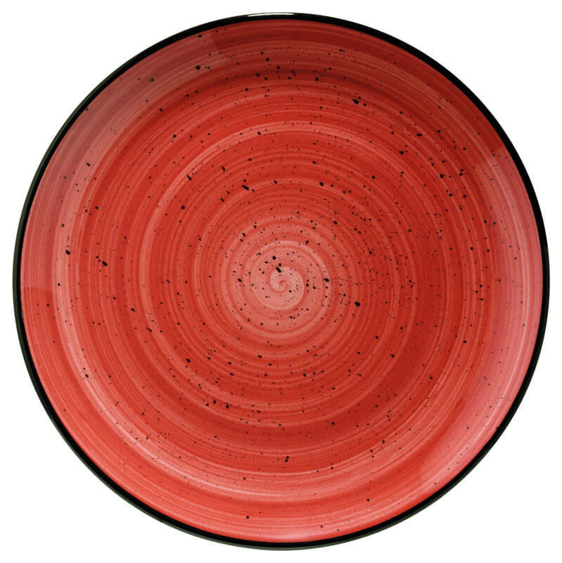 Bonna Aura Passion Gourmet Plate 17cm red - 12 pcs.