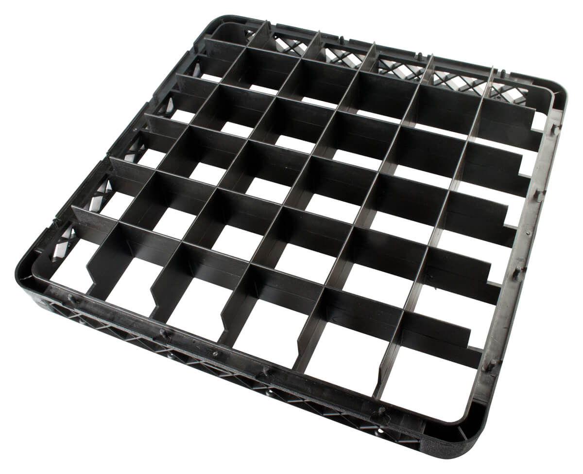 Top Part Washing Rack "Basis 36 Glass" - 6,5cm, compartment