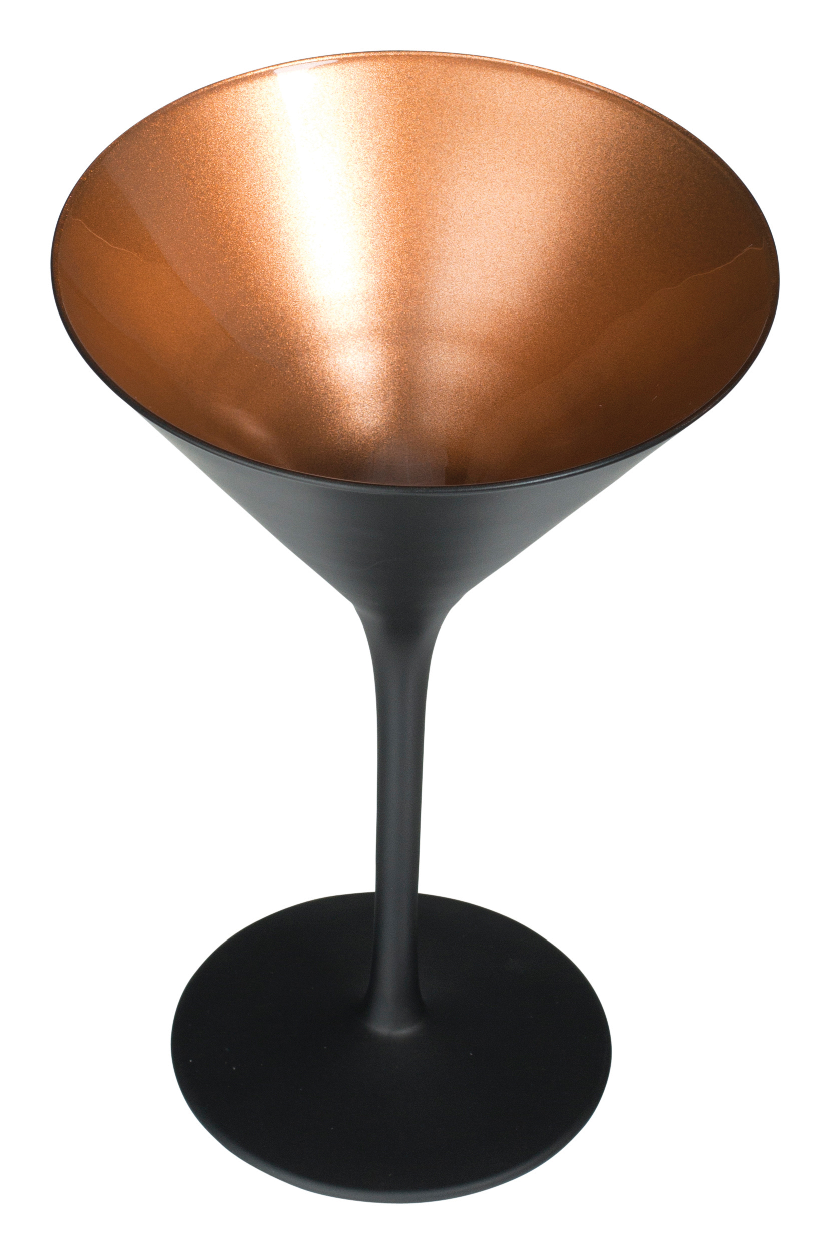 Martini glass, matt black/bronze, Elements Stölzle - 240ml