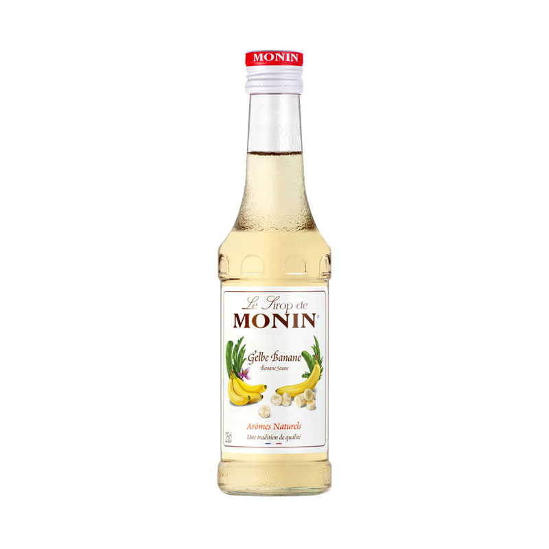 Banana Yellow - Monin Syrup mini (0,25l) Banana Yellow - Monin Syrup mini (0,25l)