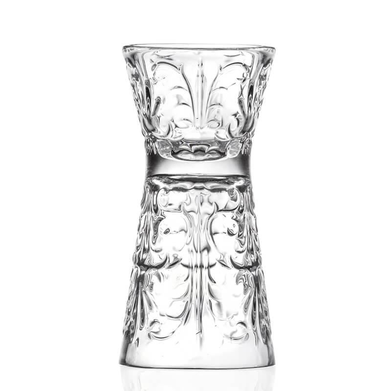 Double jigger Tattoo, RCR - crystal glass - 30/60ml (1 pc.) Double jigger Tattoo, RCR - crystal glass - 30/60ml (1 pc.)