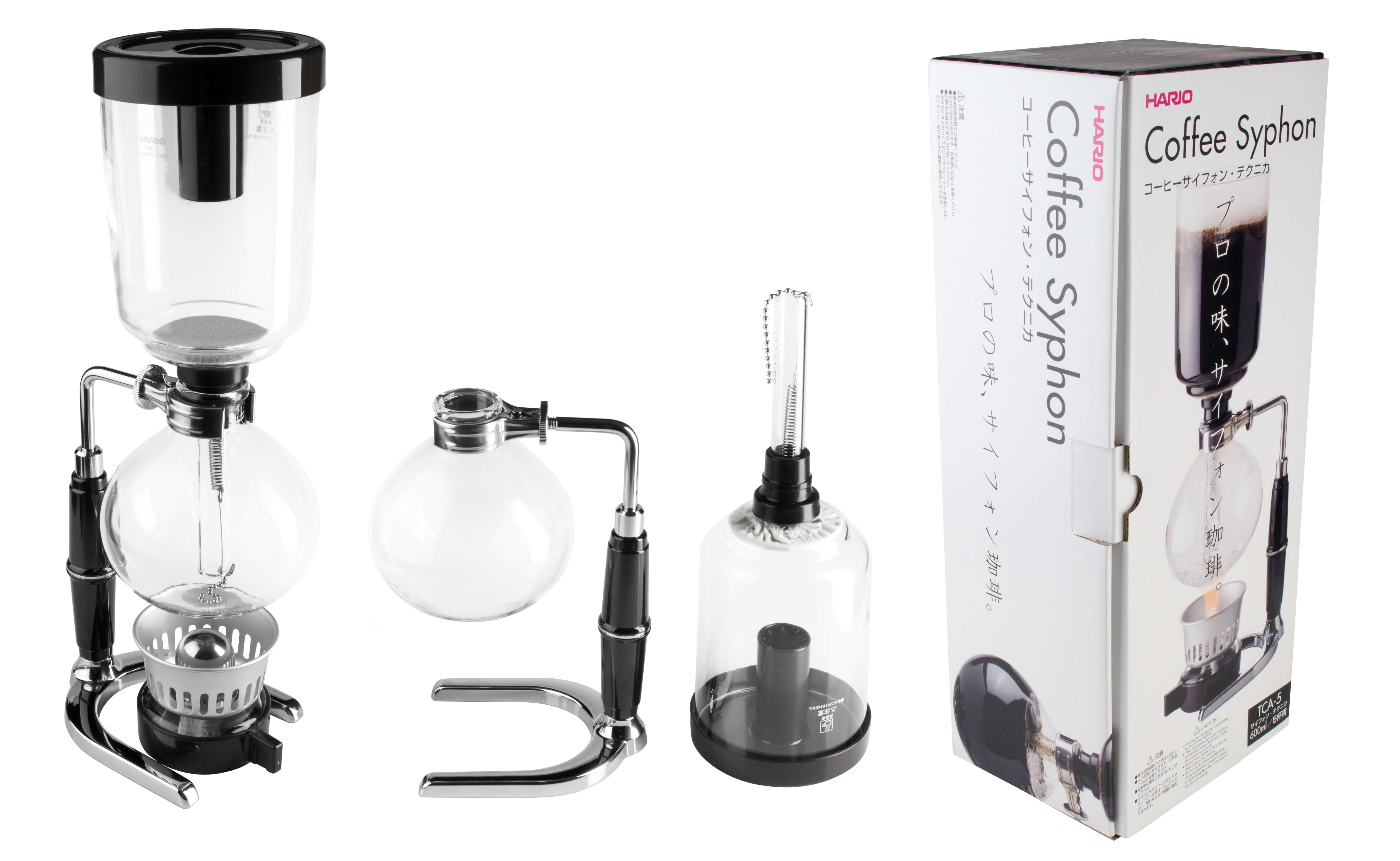 Coffee Syphon Technica TCA-5, Hario - 5 cups, 600ml