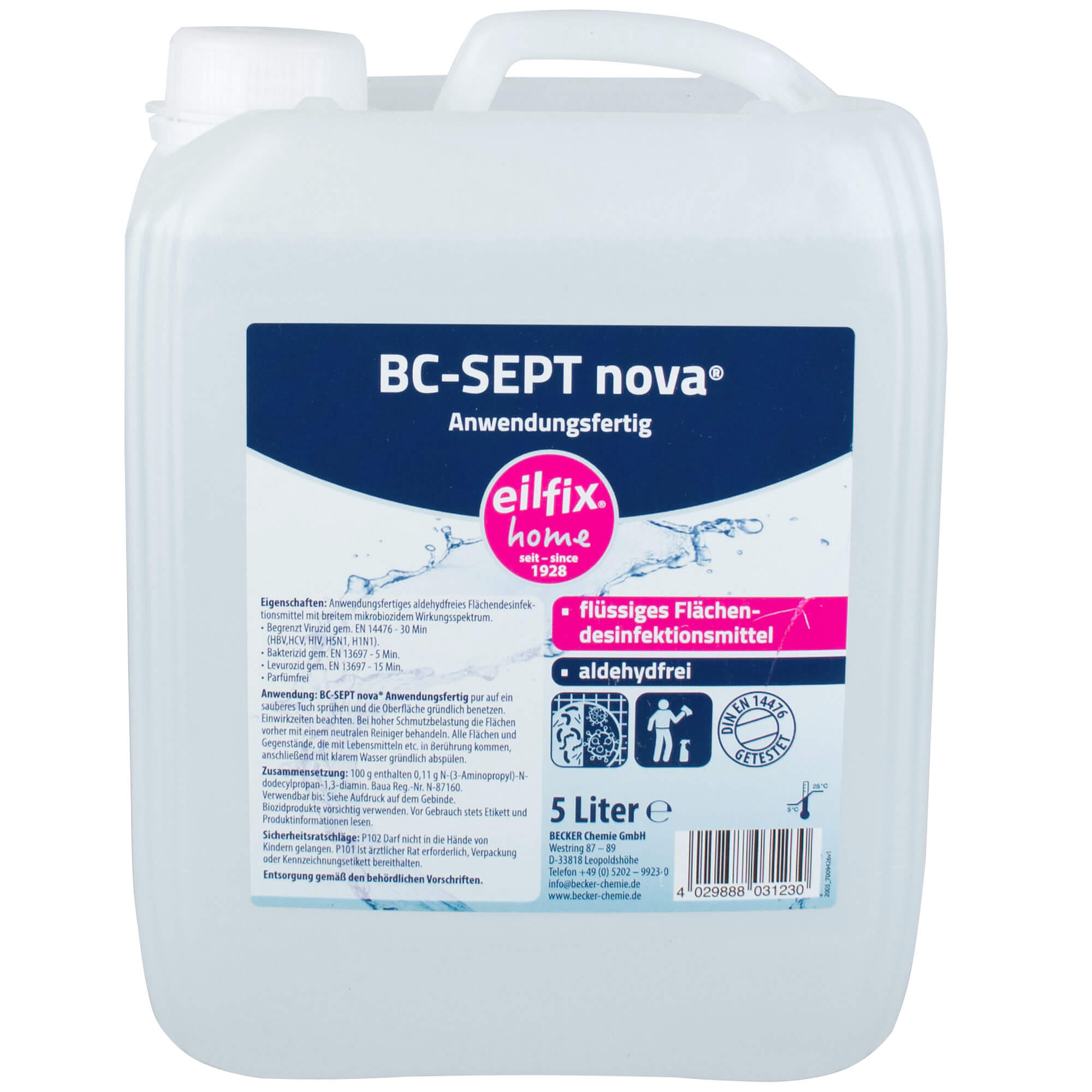 Surface disinfection, concentrate - Eilfix BC-Sept nova (5,0l)