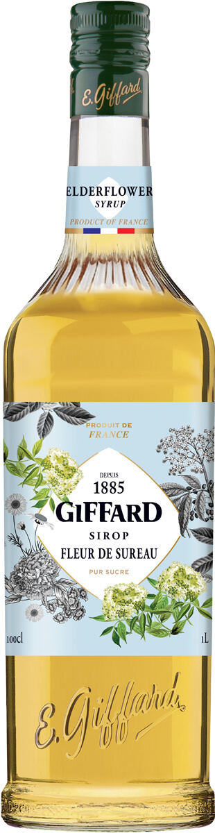 Elderflower - Giffard Syrup (1,0l)