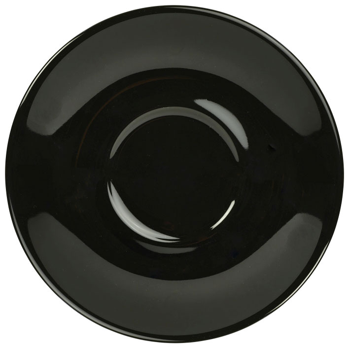 Saucer black - 13,5cm (6 pcs.)