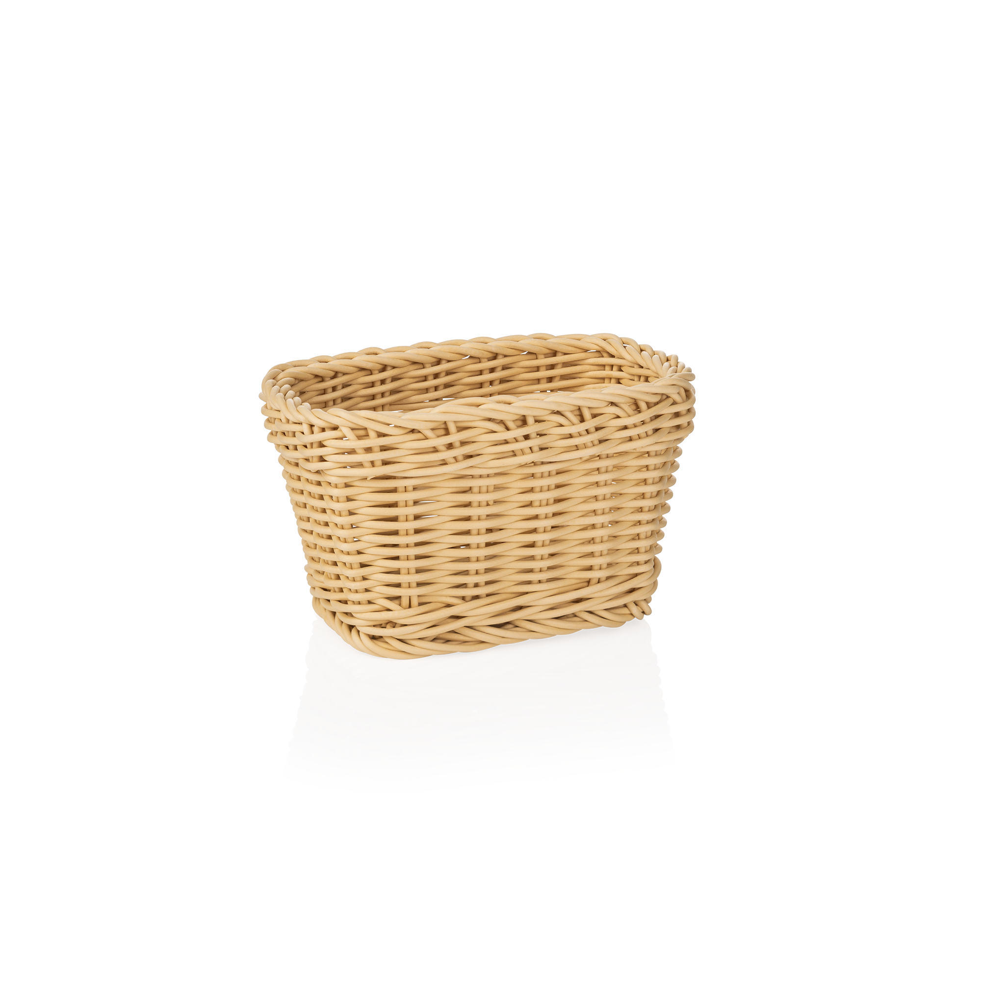 Polypropylene basket light beige - 17x11x9cm Polypropylene basket light beige - 17x11x9cm