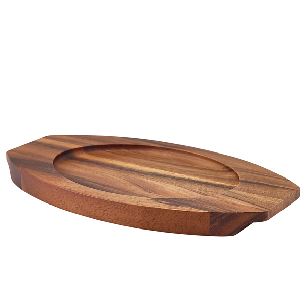 Coasters for oval casserole dish, acacia wood (6 pcs.)