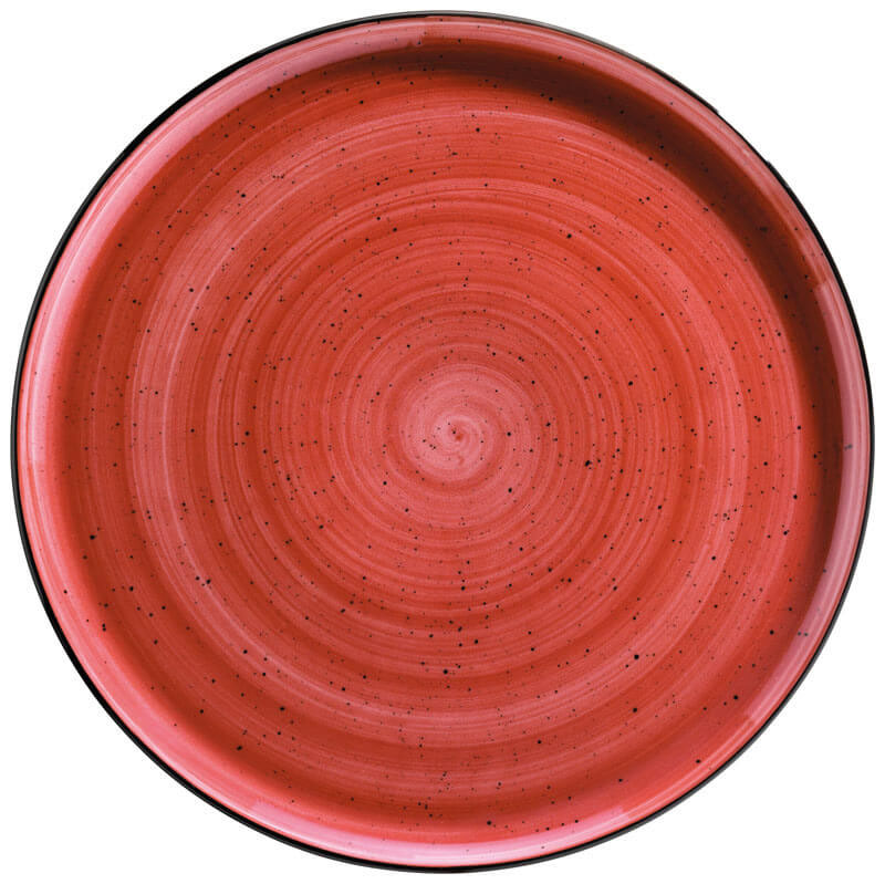 Bonna Aura Passion Gourmet Pizza plate 32cm red - 6 pcs. Bonna Aura Passion Gourmet Pizza plate 32cm red - 6 pcs.