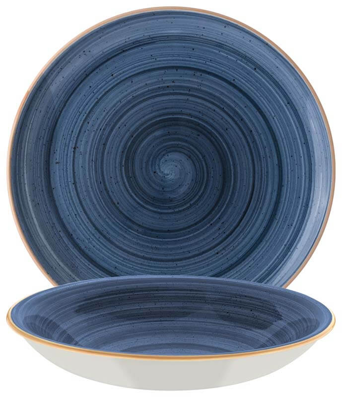 Bonna Aura Dusk Gourmet Deep plate 20cm blue - 12 pcs. Bonna Aura Dusk Gourmet Deep plate 20cm blue - 12 pcs.