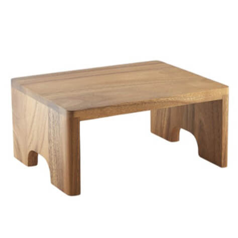 Buffet Riser, acacia wood - 26,5x16,3x10cm (GN 1/4) Buffet Riser, acacia wood - 26,5x16,3x10cm (GN 1/4)